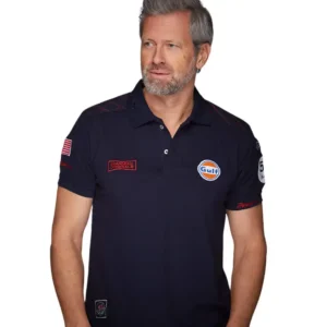 M. Delaney Polo in Navy Blue