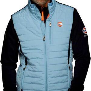 Performance Puffer Vest in Sky Blue
