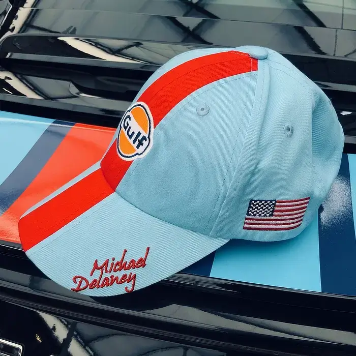 Gulf MD Baseball Cap / Hat in Gulf Blue - Image 2