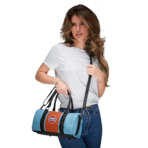 Women's Gulf Leather Pop-the-Clutch Handbag in Gulf Blue